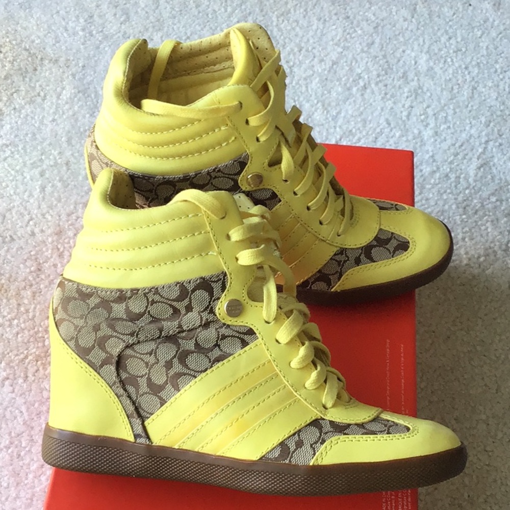 NIB COACH ‘Alara’ Wedge Sneakers